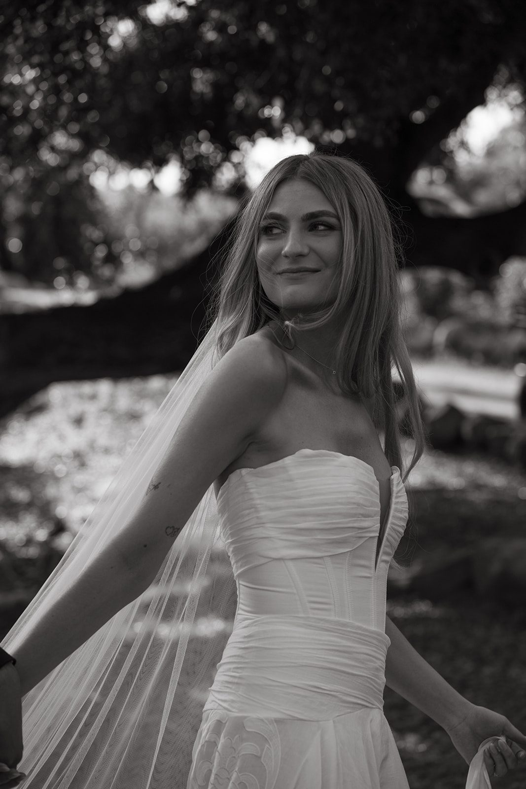 Editorial bride portrait