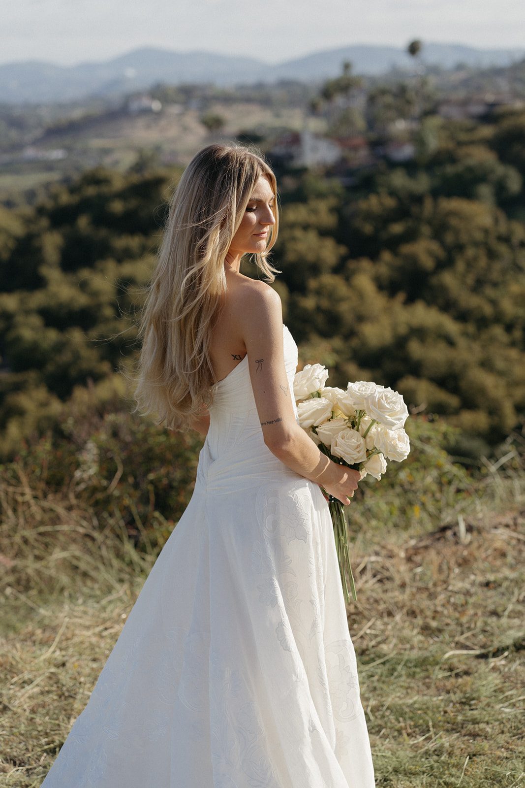 Bridal hair styling