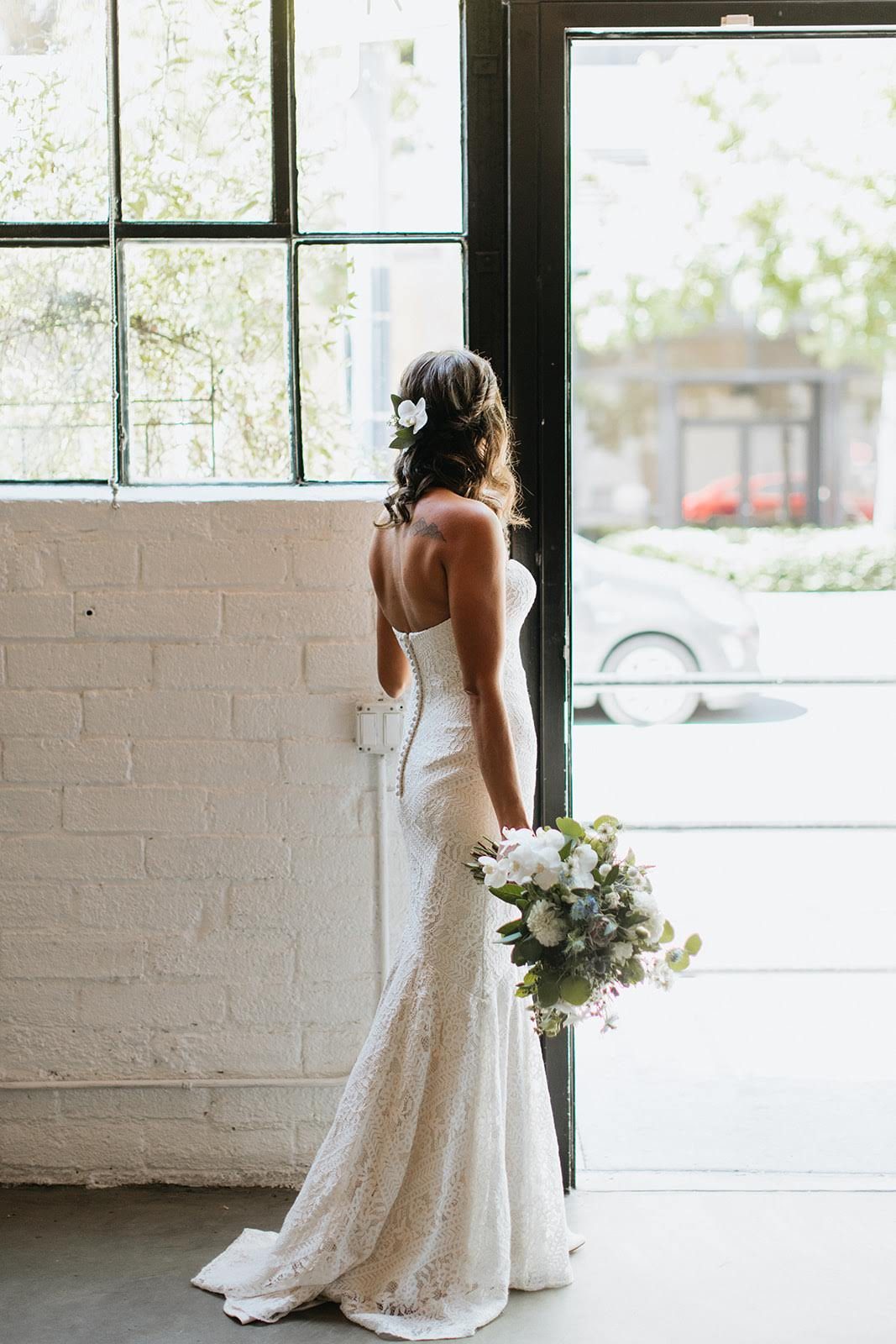 Bridal updo