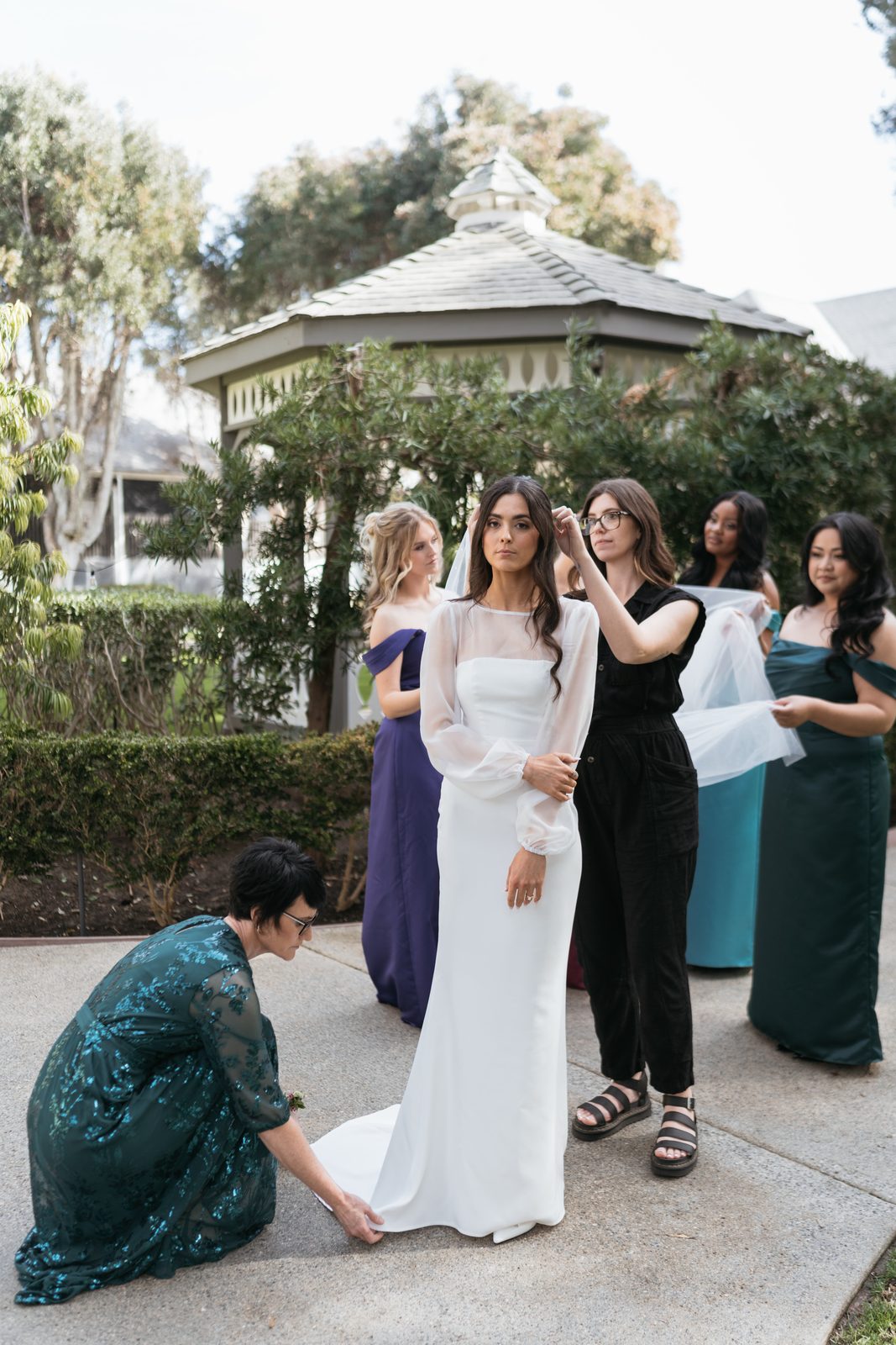 Bridal getting ready